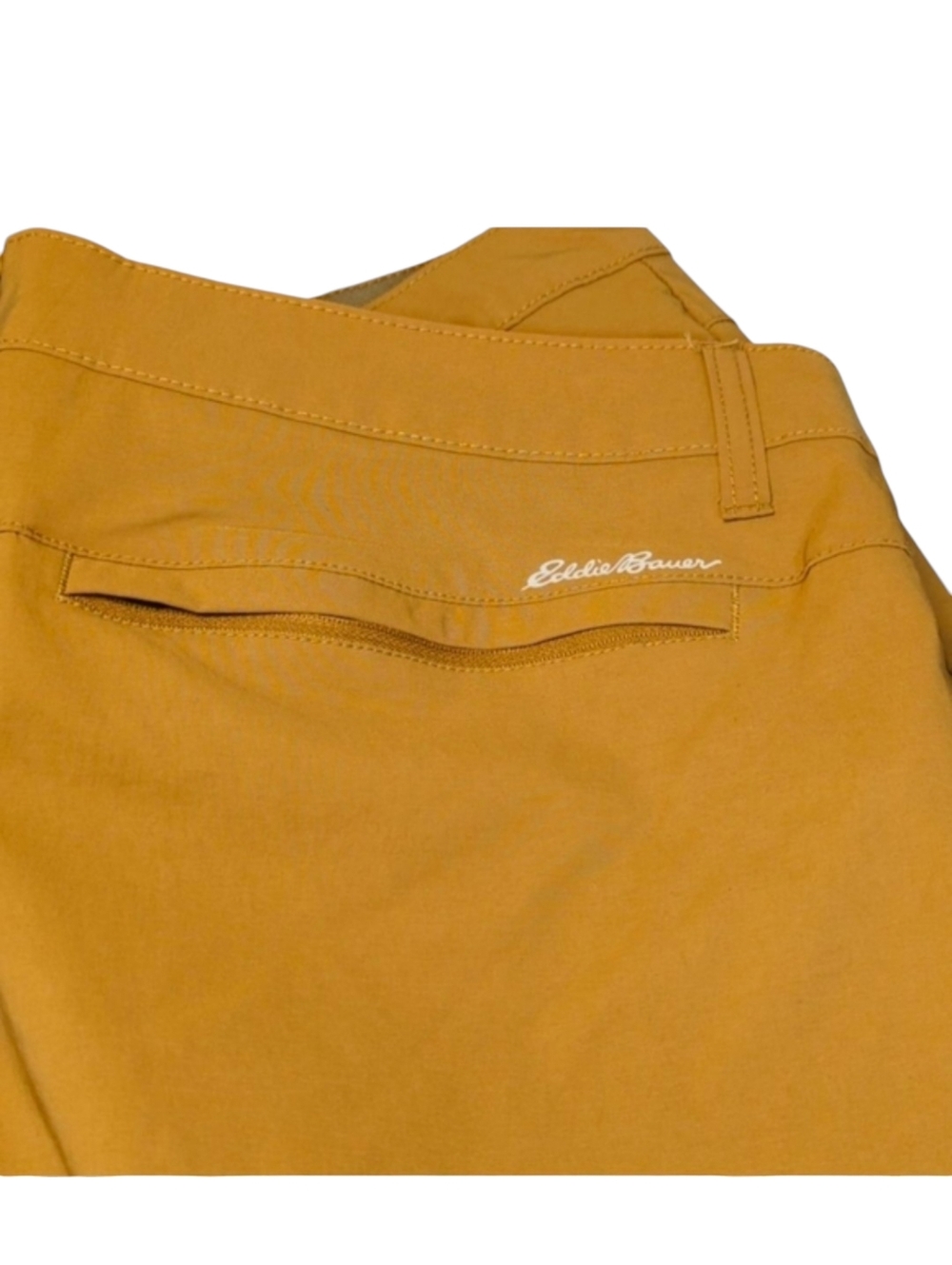 Eddie Bauer Nylon Stretch Burlwood Brown Shorts Waist 38 - Picture 1 of 11